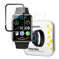 Wozinsky Full Glue Tempered Glass rūdītais stikls Huawei Watch Fit 2 9H pilnekrāna ar melnu rāmi