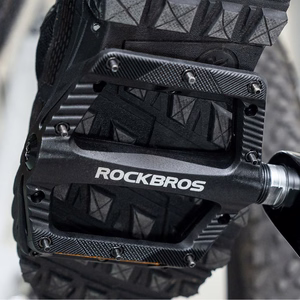 Rockbros BP2501 neilona velosipēda pedāļi ar atstarotājiem – melni