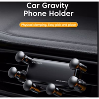 Automašīnas turētājs Essager "Gravity" melns (nav magnētisks / gaisa reste)