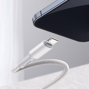 Baseus kabelis High Density PD USB-C - Lightning 1,0 m balts 20W