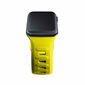 3mk silikona siksniņa Apple Watch, 38/40/41/42 mm, dzeltens, mazais izmērs