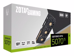 Zotac GAMING GeForce RTX 5070 Ti SOLID SFF NVIDIA 16 GB GDDR7 videokarte