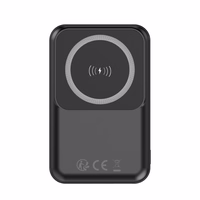 Forever bezvadu barošanas banka MATB-100 PD QC 22,5W 10000 mAh magnētiska melna