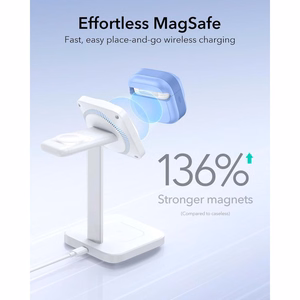 ESR Pulse HaloLock MagSafe  Apple AirPods 4 / 5 vāciņš, gaiši zils