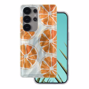 Ultra Trendy Summer maciņš Samsung Galaxy S24 / S25 oranžs