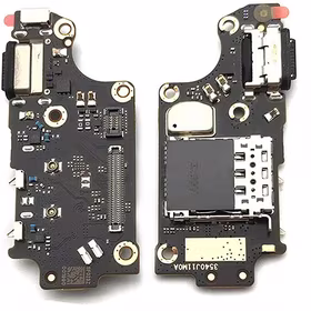 Flex Xiaomi Poco F2 Pro ar charging connector un microphone, SIM card contact ORG