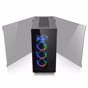 Thermaltake View 91 TG RGB datora korpuss, Ultra Tower, melns