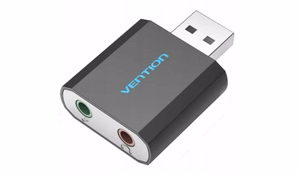 Vention USB External Sound Card Black Metal Type