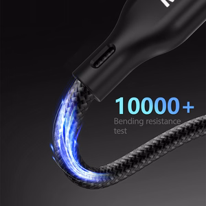 Apple Watch Dudao A12Max+ PD 100W 3in1 uzlādes kabelis: USB-C Lightning 1.2m - melns