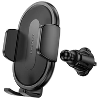 Auto tālruņa turētājs Borofone BH133 (gaisa ventilācijas atveres), melns