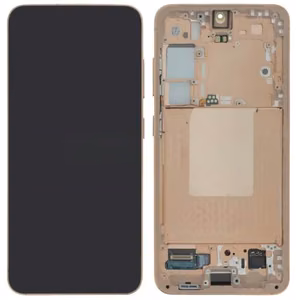 LCD ekrāns Samsung S921 S24 ar skārienjutīgo ekrānu un rāmi Amber Yellow oriģināls (lietots Grade B)