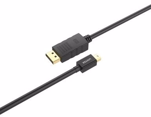 UNITEK Y-C611BK DisplayPort kabelis 2 m Mini DisplayPort Melns