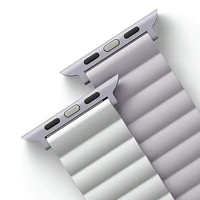 Uniq Revix siksniņa Apple Watch 1/2/3/4/5/6/7/8/SE/SE2/Ultra 42/44/45/49mm - ceriņu-balts