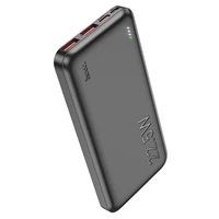 Portatīvais lādētājs (m) Hoco 10000 mAh PD QC 3A 22,5W J101 melns