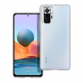 Caurspīdīgs viedtālruņa apvalks 2 mm XIAOMI Redmi Note 10 Pro / Redmi Note 10 Pro Max caurspīdīgs