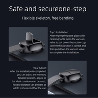 FORCELL F-GRIP MagFlex magnētiskais auto turētājs vējstiklam / paneļim / ventilācijas atverei melns