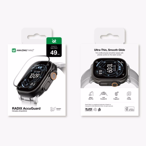 AmazingThing Radix rūdīts stikls Apple Watch UItra 3 49mm