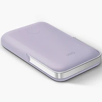 Magnētiskais portatīvais lādētājs Uniq Hoveo 5000mAh USB-C 20W PD (violets)