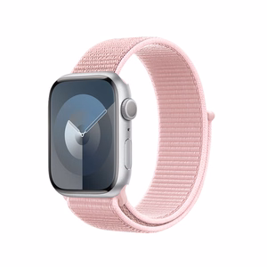 Спортивный нейлоновый ремешок Crong Nylon для Apple Watch 38/40/41/42 мм, пудрово-розовый