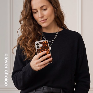 Crong Deluxe MAG Cover MagSafe vāciņš ierīcei iPhone 17, bruņurupuča bruņu raksts