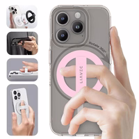 Liavec gredzens Magsafe gaiši rozā