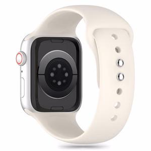 Tech-Protect силиконовый ремешок для Apple Watch 4 / 5 / 6 / 7 / 8 / 9 / SE (38 / 40 / 41 mm) - бежевый