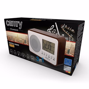 Camry CR 1153 – pārnēsājams digitālais radio, melns/balts