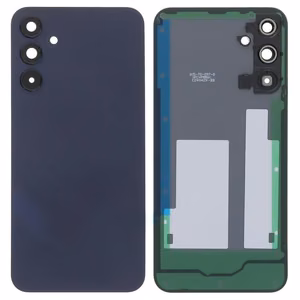 Samsung A155 A15 4G/A156 A15 5G aizmugurējais vāciņš, drosmīgi melns, oriģināls (lietots, C klase)
