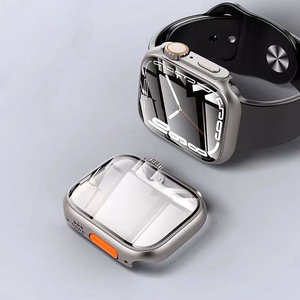 Tech-Protect Defense360 apvalks Apple Watch 7 / 8 / 9 (45mm) - melna/oranža