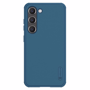 Nillkin Super Frosted Shield Pro viedtālruņa apvalks Samsung Galaxy S23+ ar statīvu zilā krāsā