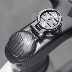 Rockbros WT-2 velosipēda datora turētājs ar vietu AirTag – melns