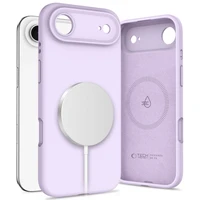 Tech-Protect Silikona Magnētiskais viedtālruņa apvalks iPhone 17 Air - Violeta