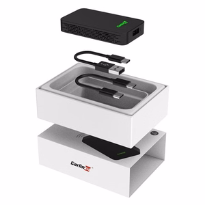 CarlinKit 5.0 2AIR TBox PRO CPC200-2air Wireless adapter melns