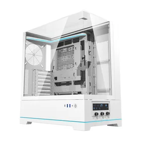 Darkflash DY450 datora korpuss bez ventilatoriem (balts)