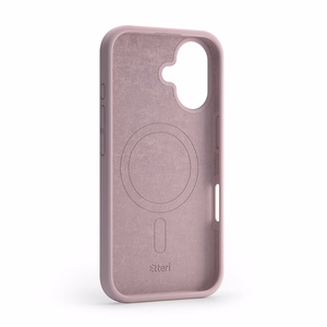 Etteri Silicone Mag case for iPhone 16 6,1" light pink