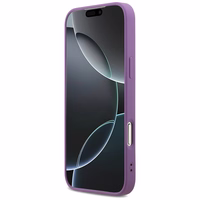 Guess Fiksēts Mirdzošs Liels 4G viedtālruņa apvalks iPhone 17 Pro Max - violeta