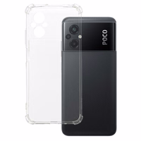Viedtālruņa apvalks Clin Anti Shock 1,5mm XIAOMI POCO M5 - caurspīdīgs