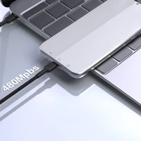 Dudao L9C Max 240W PD USB-C - USB-C kabelis 1.2m - melns