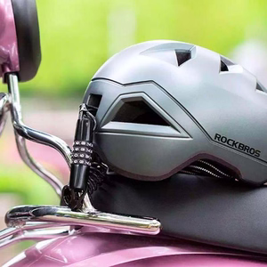 Rockbros T609 1.5 m velosipēda slēdzene ar kodu - melna