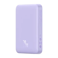 Powerbank Baseus Magnetic Mini 10000mAh, USB-C 20W MagSafe (violeta)