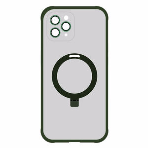 Viedtālruņa apvalks ar statīvu MagSafe IPhone 11 Pro Max (m) - zaļš