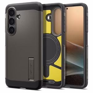 SPIGEN futrālis TOUGH ARMOR saderīgs ar MagSafe priekš SAMSUNG S26 gunmetal