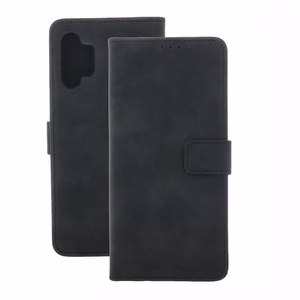 Smart Velvet case for Xiaomi Redmi Note 14 4G (Global) black (164.84 x 78.15 x 8.16 mm)