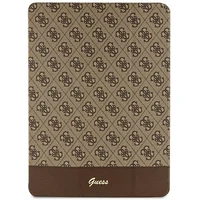 Guess 4G Stripe Allover apvalks iPad Pro 12.9" - brūns
