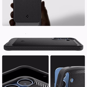 Spigen Rugged Armor Mag MagSafe Viedtālruņa apvalks Samsung Galaxy S25 - matēta melna