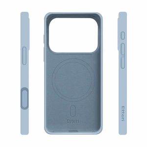 Etteri Силиконовый Mag Чехол для iPhone 17 Pro Max светло-синий