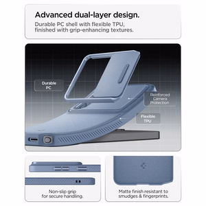 Spigen Optik Armor maciņš priekš Samsung Galaxy S26 Ultra - zils