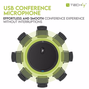 Techly ICC SH-22 microphone melns Conference microphone