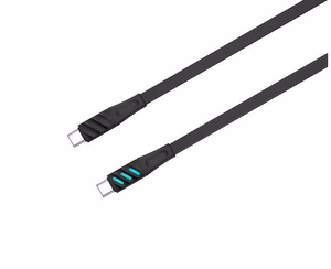 Havit CB6254 - USB Type C uz USB Type C uzlādes kabelis, 1 m (melns)