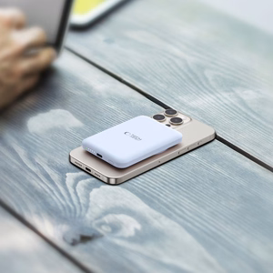 Tech-Protect LifeMag PB10 portatīvais lādētājs ar MagSafe 5000mAh 15W USB-C ports - zila + USB-C kabelis